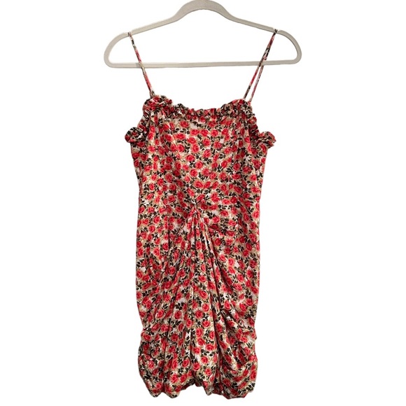 Short, Flower Pattern Dress - Picture 1 of 6